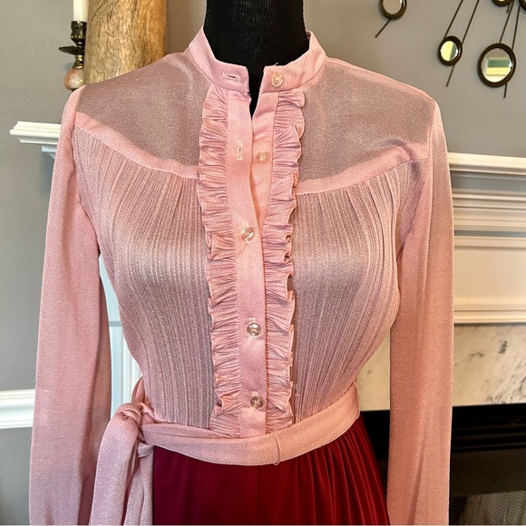 VINTAGE Secretary Dress, Pink - Picture 3 of 9